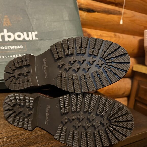 NIB Barbour Ingrid Tall Knee-High Boots Leather and Suede Size US 6 UK 4 EUR 37 - Picture 14 of 16